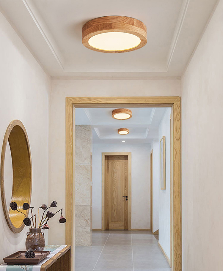 Nordic Wood Ceiling Lamp for Hallway Entrance Balcony Corridor Hallyway ceiling lamp(WH-WA-51)