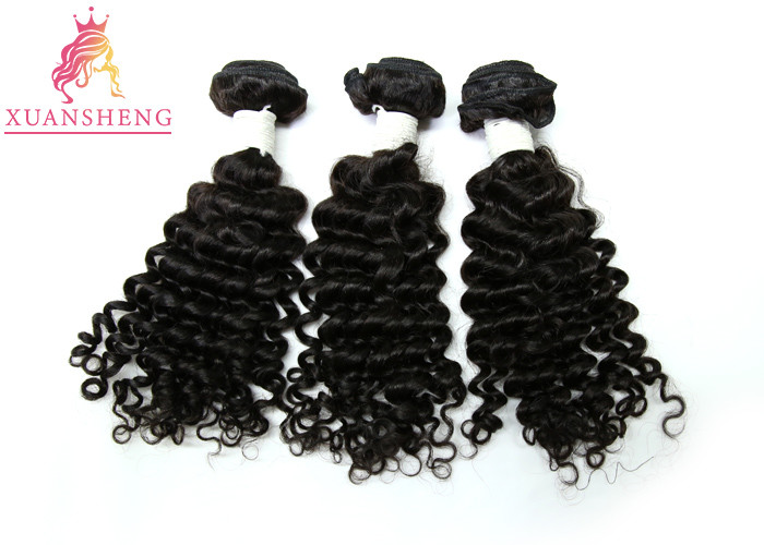 Unprocessed Real Peruvian Human Hair Deep Wave Cuticle Aligned Extensions
