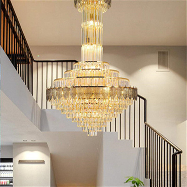 Modern Design Elegant Noble Classic Luxurious Golden Interiorcrystal Chandelier 85V-265V
