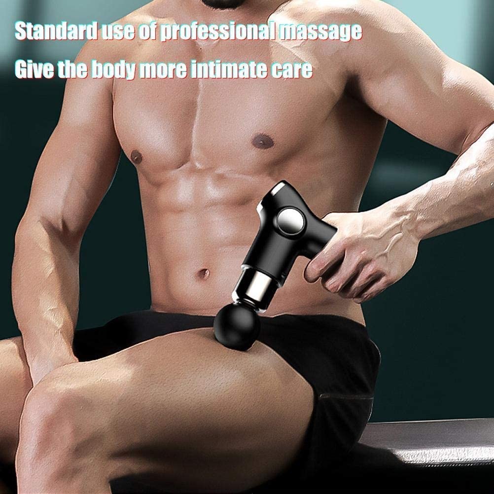 Mini Pocket Handheld Massager Gun 1200rpm 20 Speeds Body Therapy Pain Relief