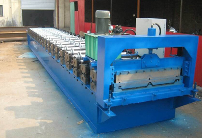 4kw Steel Automatic Roll Forming Machines , Glazed Tile Roll Forming Machine