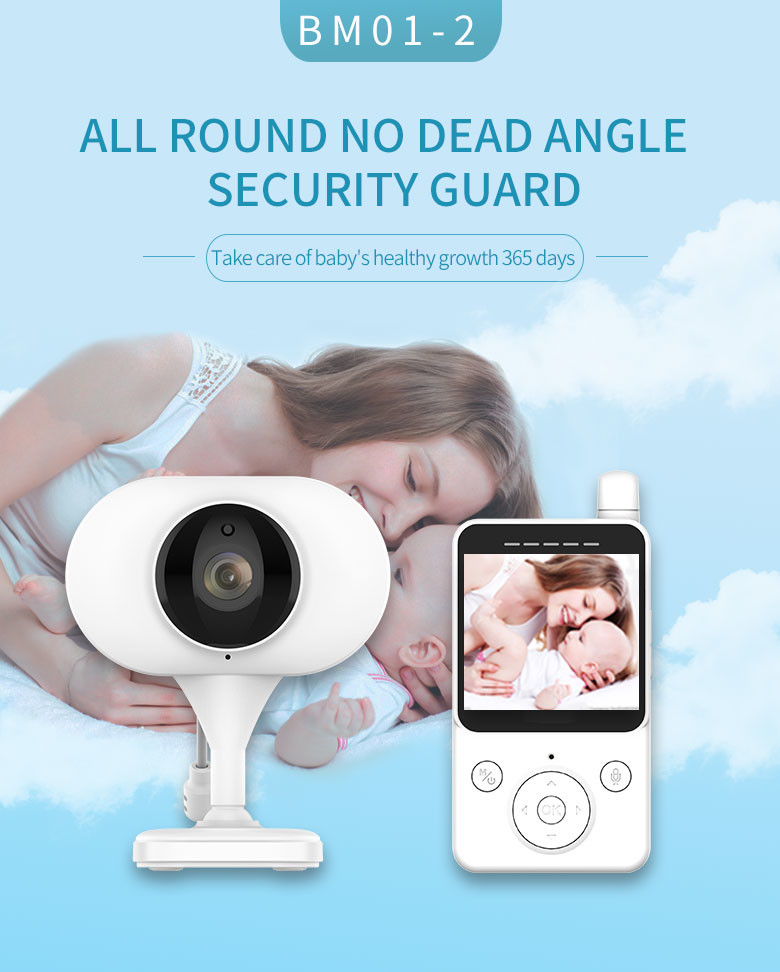 Wireless 2.4" 720P Baby Monitor Night Vision Indoor Wifi Pet Camera Vox Function