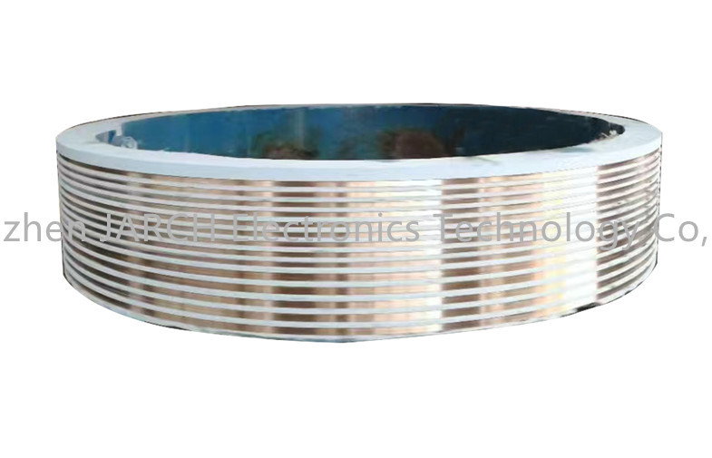 Pancake Slip Ring Components 500RPM Generator Slip Ring With Flange