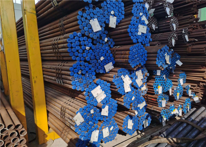 Heat Exchanger Black Steel Seamless Pipe Copper Coated ASTM A106 Standard