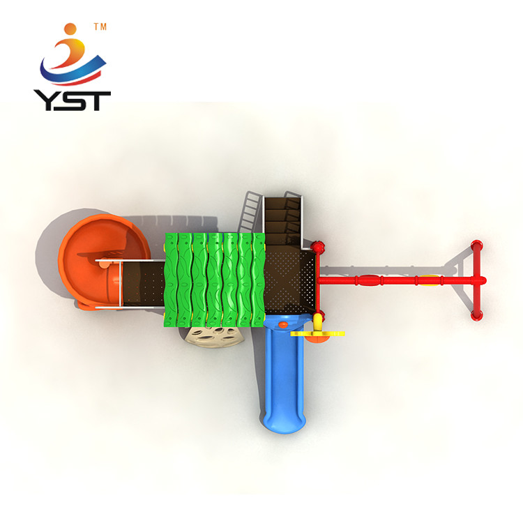EN1176 Outdoor Kids Playground Slide UV Resistance Anti Crack