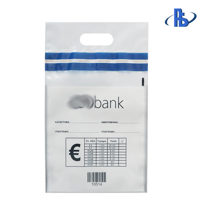 Tear Proof Tamper Evident Security Bags With Crafted Writing Area
