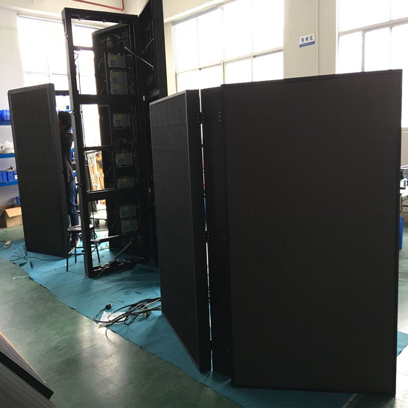 Outdoor Lightweight Cabinet P6mm Front Service LED Screen RGB Color