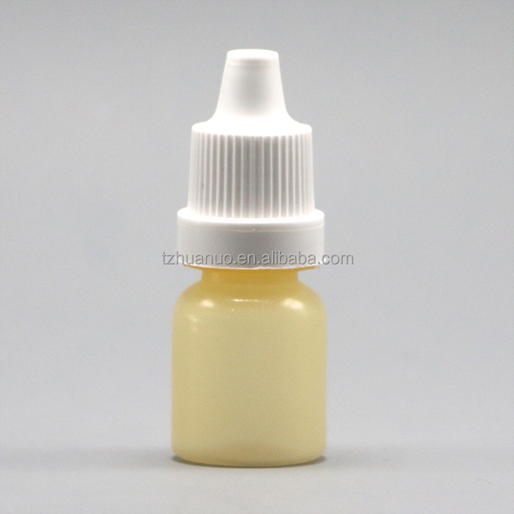 10mL LDPE Plastic Empty Squeezable Dropper Bottles with Customized Colors and Caps