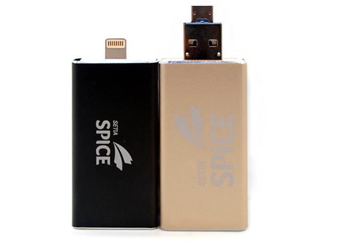 Shock Resistance Micro Usb Drive , Solid State Storage Dual Usb Flash Drive