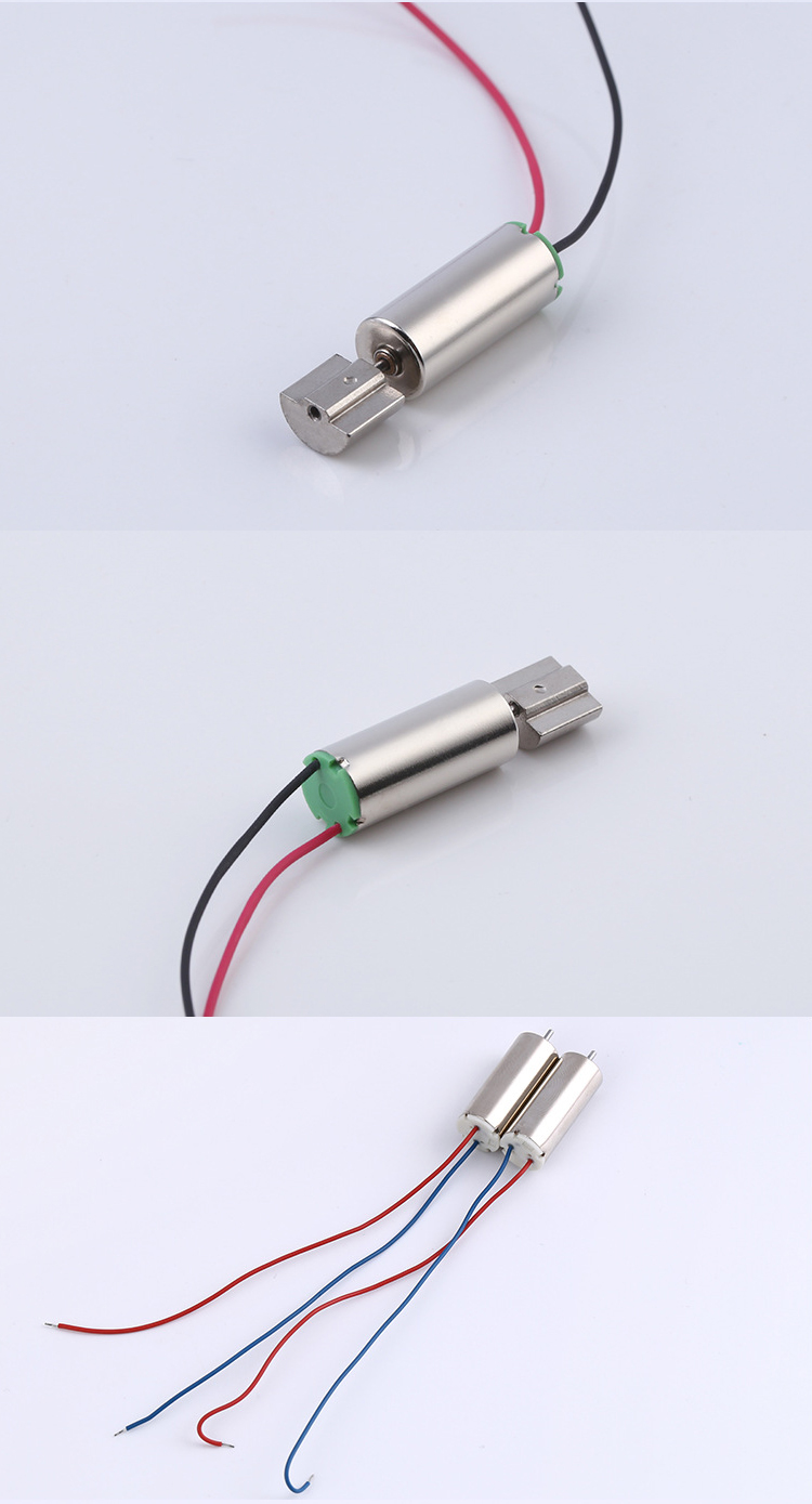 Hot sale Low Current Consumption 7mm Rc Drone Parts 3.7v Micro Dc Coreless Motor