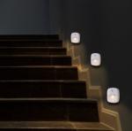 Metal ABS Battery Operated LED Motion Sensor Night Light for Customizable