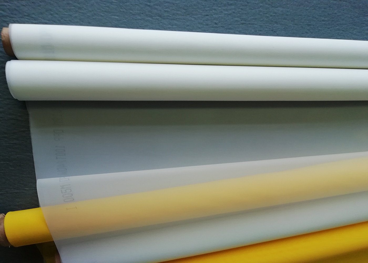 110 Microns Polyester Printing Mesh , Durable Monofilament Polyester Mesh