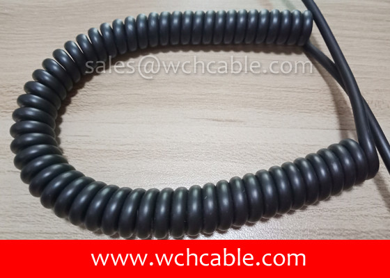 UL21139 O&M Manufactured Spiral Cable PUR Sheath Rated 60C 300V