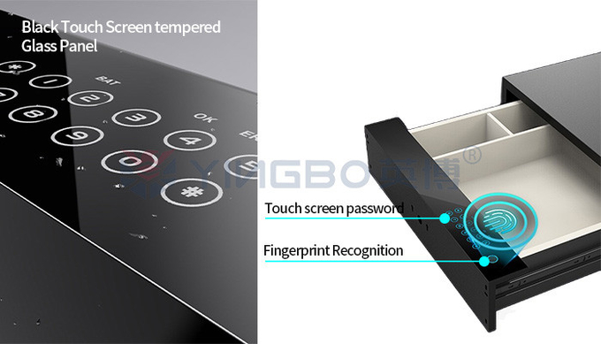 Fingerprint Lock Smart Waterproof Panel Jewelry Safe Box For Home Security