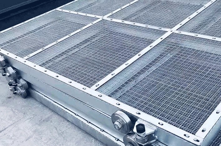 Flat screen  steel grating