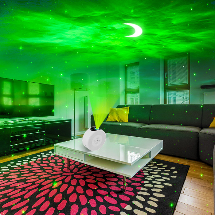 Living Room Moon Star Projector Multipurpose Type C USB Plug In