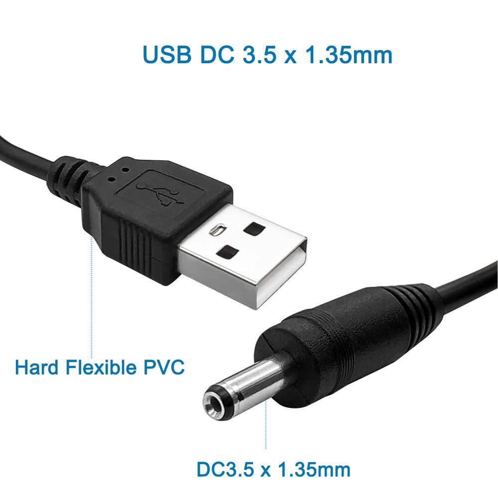 2.5mm DC Extension Cable Barrel Jack Extension Cable For DC 5V Supply Charge