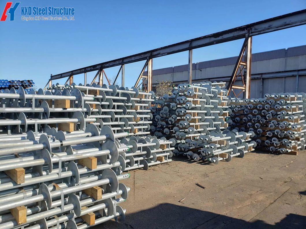 Prefabricated High Strength Metal Galvanized Steel Ground Helical Screw Anchor Bolt