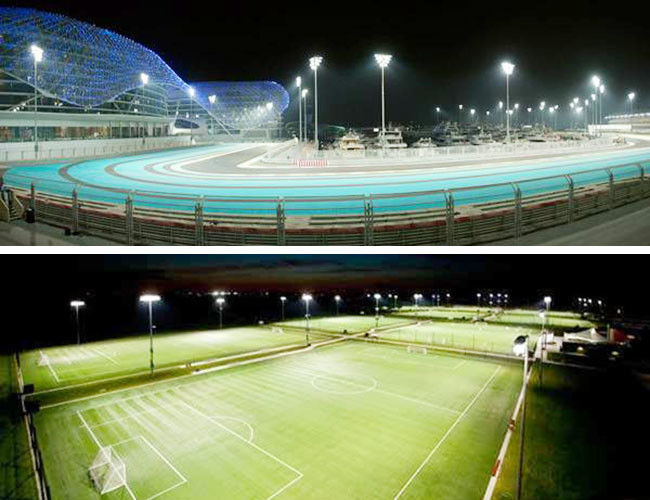 High Efficiency Outdoor LED Flood Lights 400W 56000 Lm 50000 Hours Lifespan