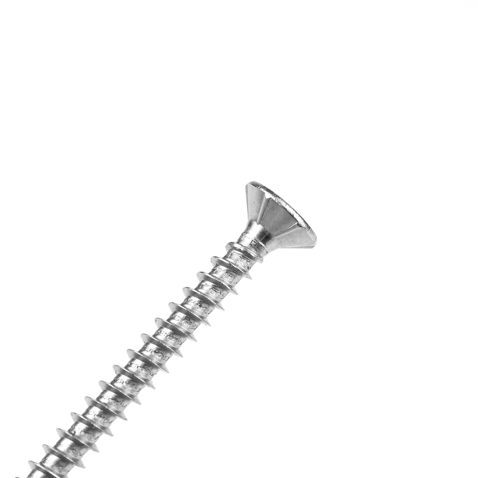 Pozi Double Flat Head 316 Stainless Steel Chipboard Screw for Wood Deck Installation