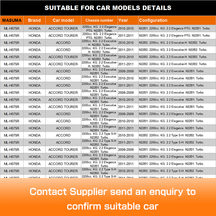 ML-H075R MASUMA Front bar stabilizer link 52320-TA0-A01 for JAPANESE CAR HONDA ACCORD