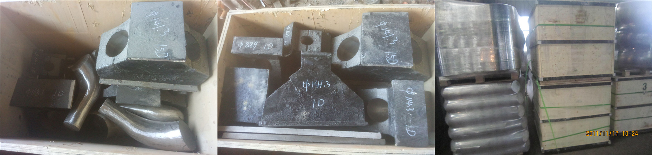 Elbow Pipe Fitting Mould Die mandre with connection poles of hot Elbow Machine packing
