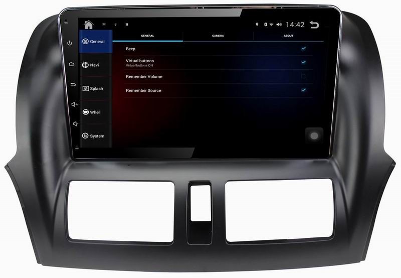 Ouchuangbo Pure Android 4.4 10.1inch Big Screen Car DVD GPS radio Player for Faw Besturn X80 support Russian 16GB Flash