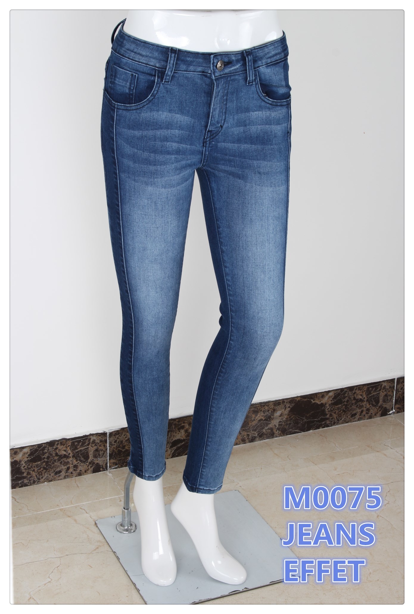 9.5 Oz High Stretch Denim With Warp Slub Skinny Jeans High Stretch Best Quality