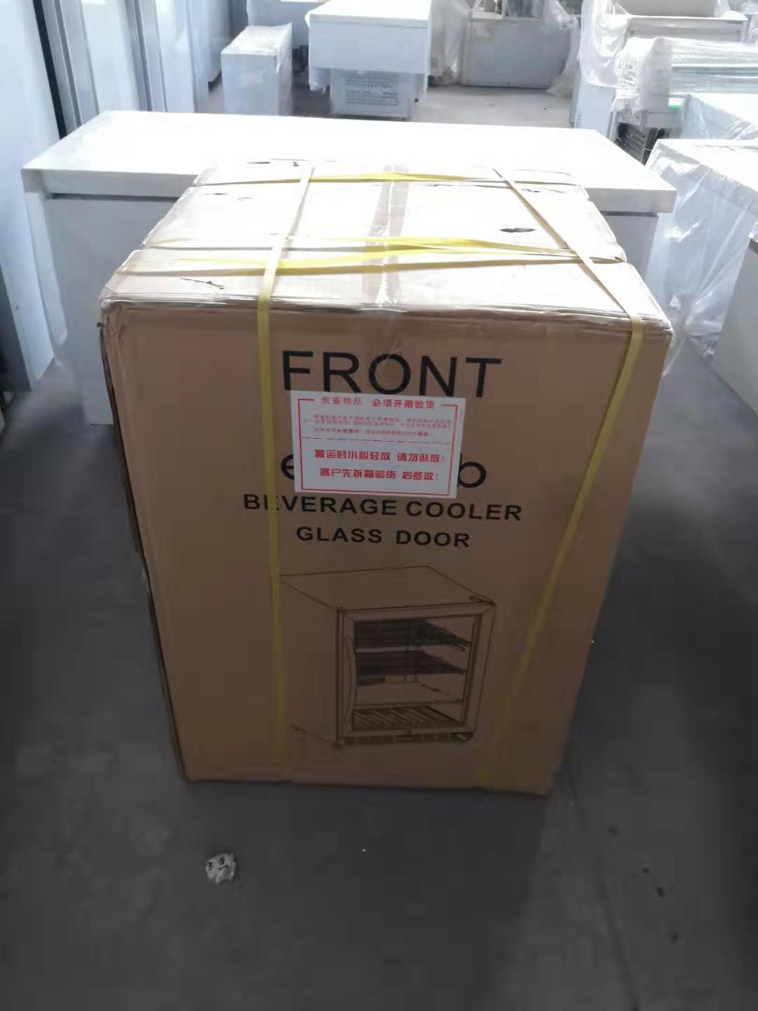 Seafood 350L Supermarket Display Freezer Anticorrosive Dual Zone