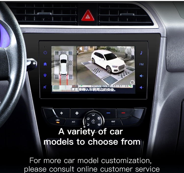Rear View Bird View Car Cameras Systems IP69