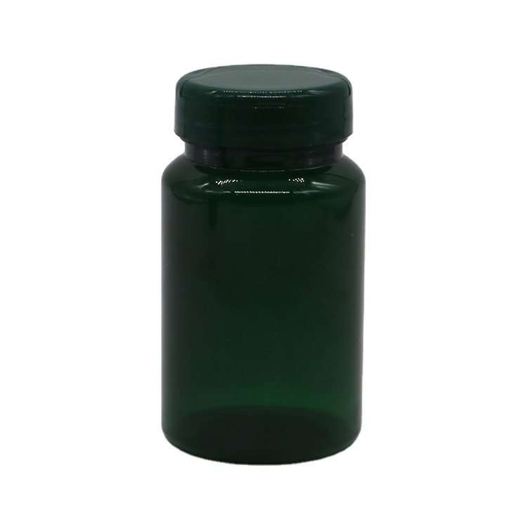 Industrial 160ML PET Luxury Golden Cap Plastic Bottle for Fish Oil/Capsule/Pill/Honey