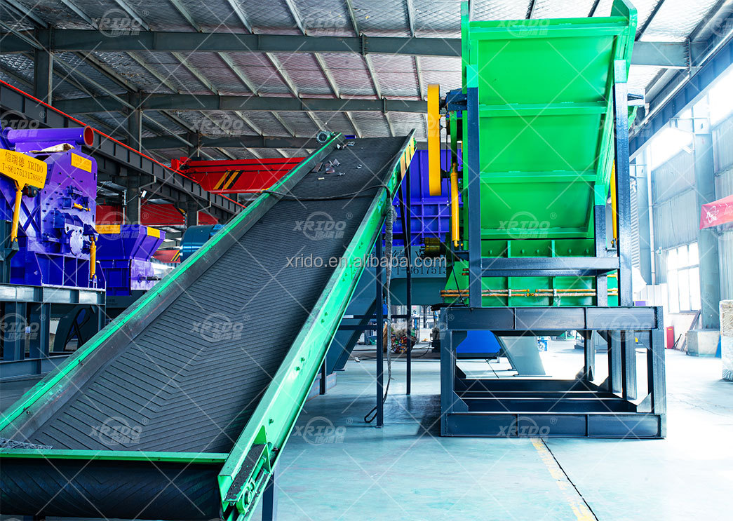 4T/H-8T/H Steel Shredder Machine Small Industrial Shredder Scrap Metal Crusher