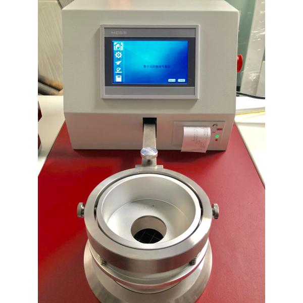 Fully Automatic Fabric Air Permeability Tester , No Discoloration And No Oxidation