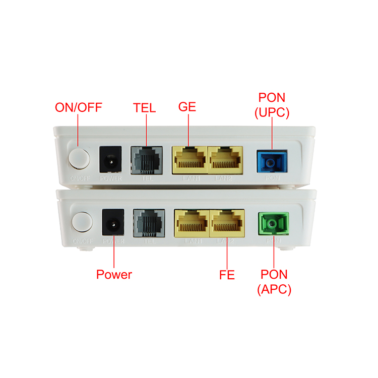 FTTH Fiber XPON ONT Modem With 1GE +1FE+1POTS UT-King EG8120L
