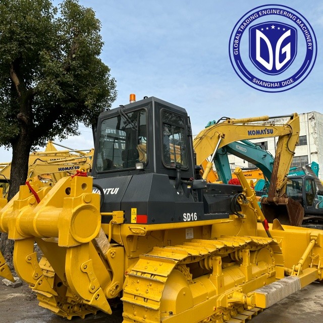 SD16 Shantui Used SD Bulldozer Powerful Used Hydraulic Bulldozer