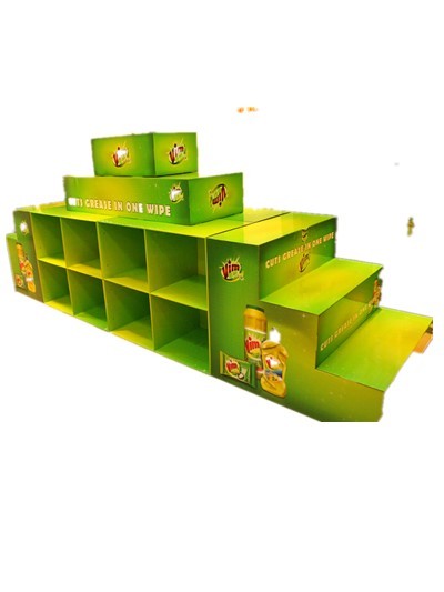 Commercial Pallet Display Stands Green Color For Advertisement / Promotion