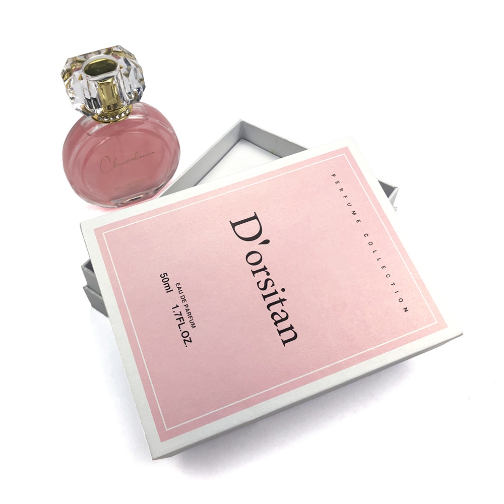 Recycled Materials Square Perfume Bottle Packaging Paper Box for Color Lid and Base