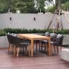 Buy cheap Rattan Color Dining Table And Chair Set Outdoor Garden Courtyard from wholesalers