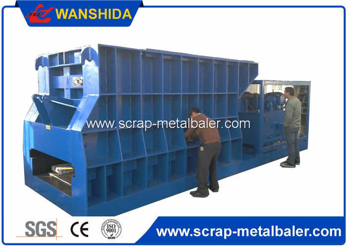 Gas Cylinder Scrap Metal Cutting Machine Horizontal Metal Shear Customized