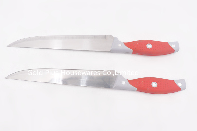 Kitchen accessories hard plastic handle cheese knife heavy-duty BBQ tool dinning rust resistant steak knife