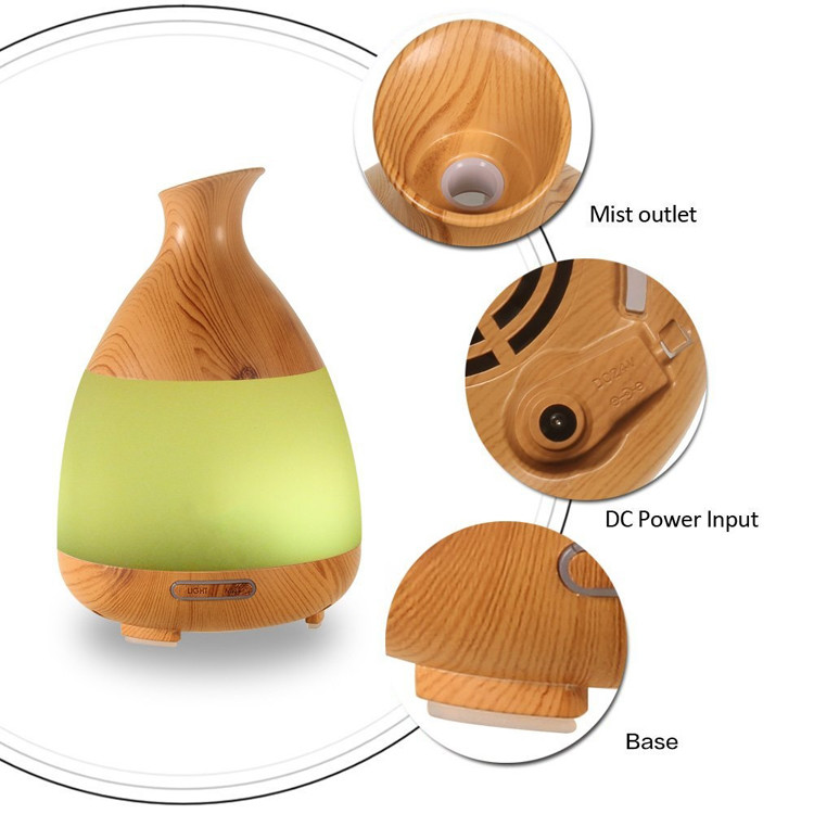120ML Aroma Diffuser Air Purifier With 7 Colour LED Lights Essential Oil Diffuser