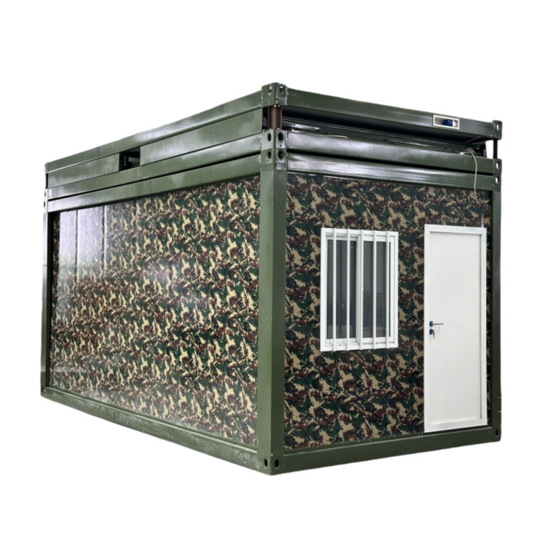 Foldable Container Barracks Modular Design for Military Camp
