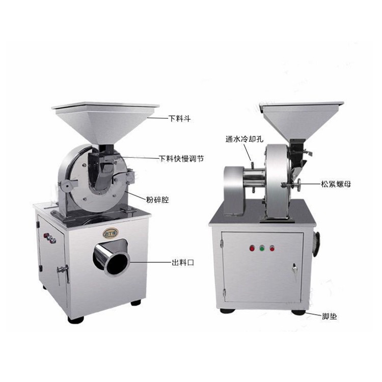 Coriander Cinnamon Spice Pulverizer Grinder Machine Easy Operation