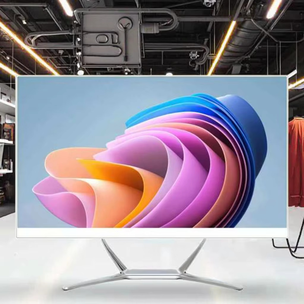 Factory Direct 21.5'' 23.8'' 27 Inch Desktop Monitor with Built in Webcam All-in-one Android and Win System Capacitive Touch