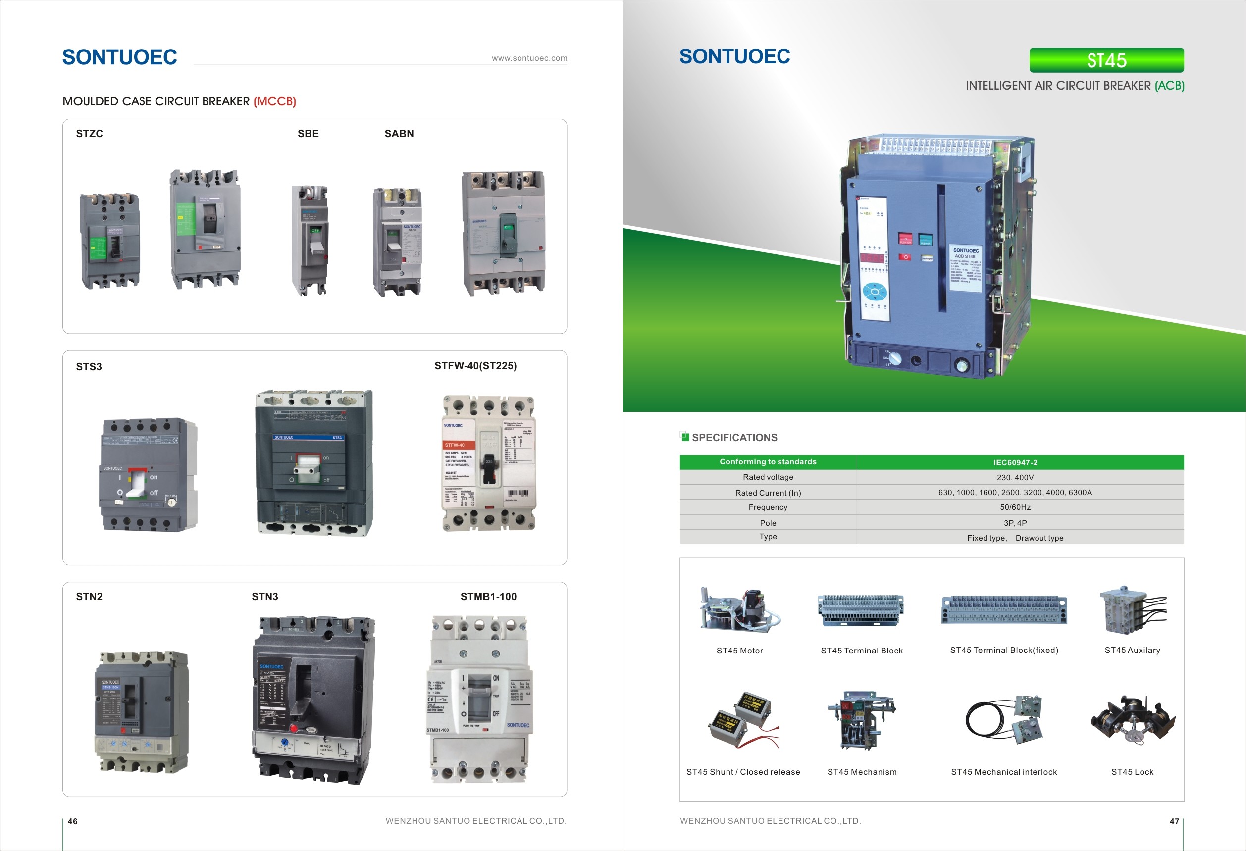 Moulded Case Circuit Breaker Wide Range Of Current Ratings Available 1P,2P,3P,4P