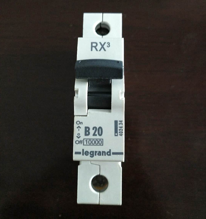 Miniature Circuit Breaker RX3 B curve 1P 20A MCB High quality