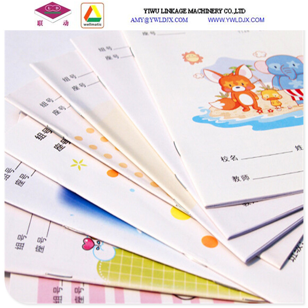 Advanced Soft Cover Exercise Book Machine for Full Line Ruling Folding Cutting Binding All in One