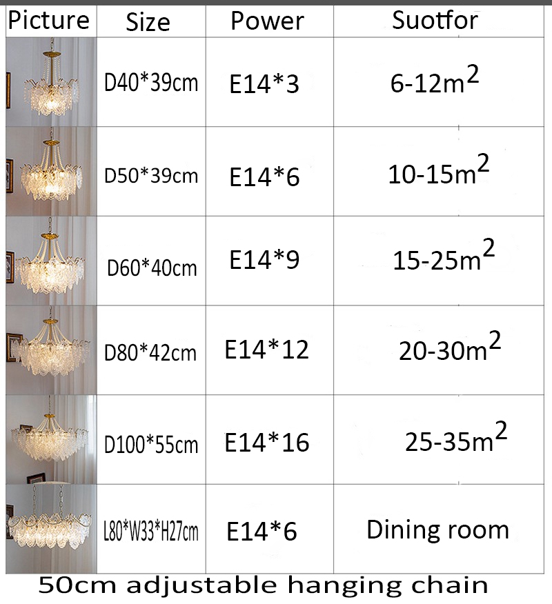 Luxury Villa Living Room Chandelier Glass Lampshade Fancy Chandelier(WH-CY-246)