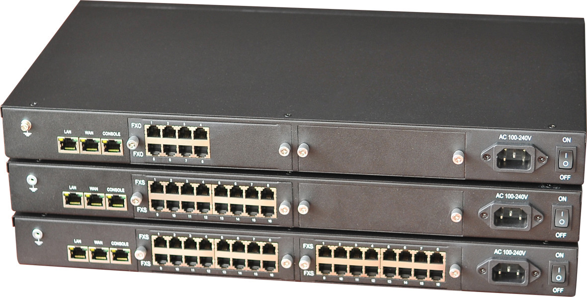 VoIP Gateway with 8/16/24/32 FXO FXS Ports for IP PBX, Call Termination