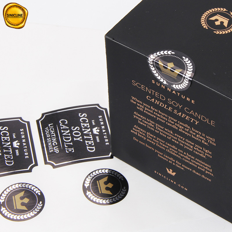 Sustainable Round Paper Sticker Labels Custom Packaging Stickers For Cosmetic & Beauty